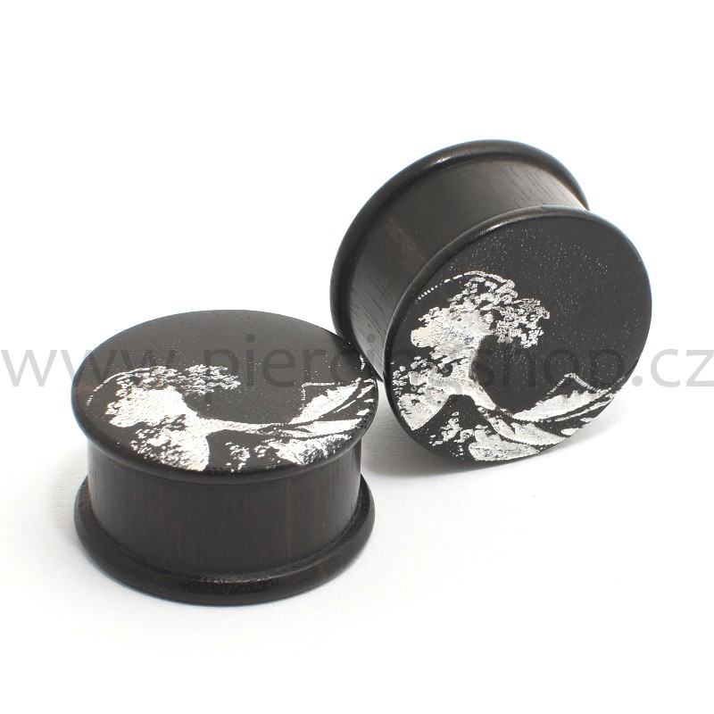 Plug do ucha dřevěný Fujiyama