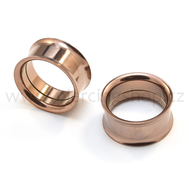 Fleš do ucha ocelový Rose Gold