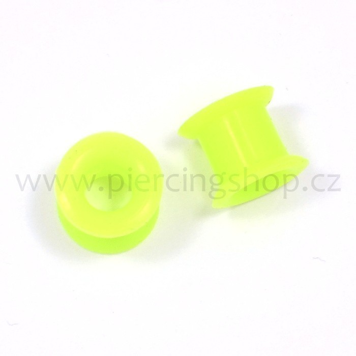 Silikonový fleš do ucha zelený