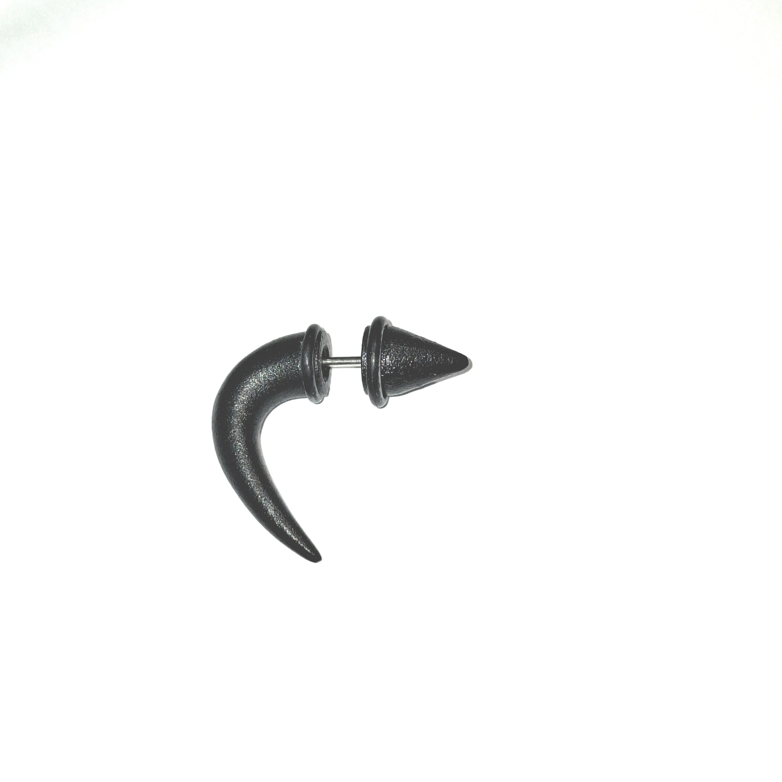 Piercing do ucha BLACK FAKE TAPER TALON