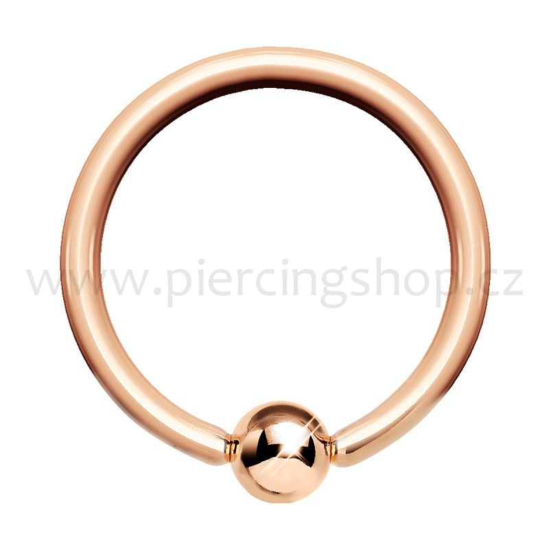 PIERCING do ucha kruh ROSE GOLD