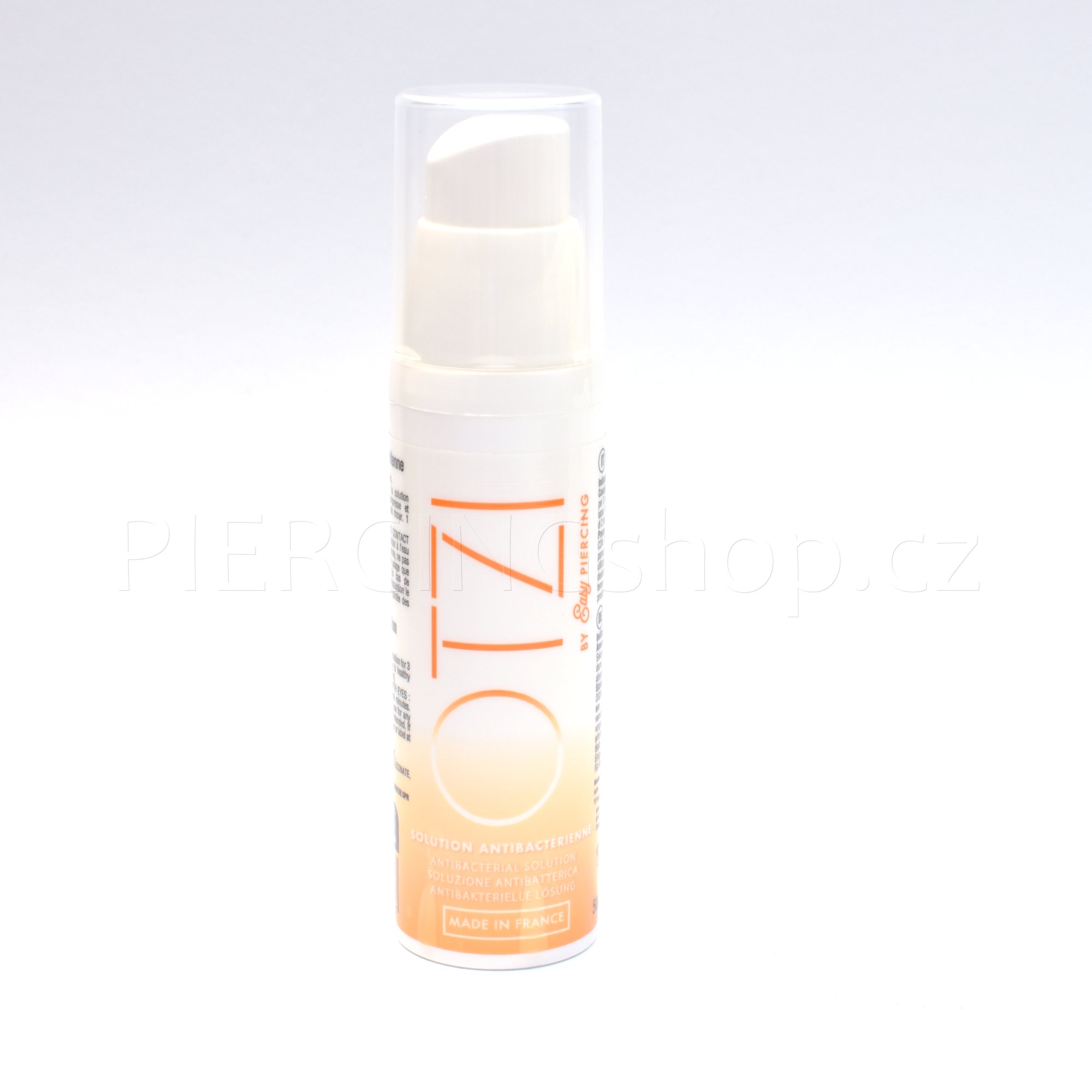 Antibakteriální ochrana na piercing
