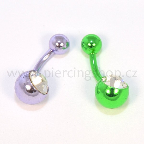 Piercing do pupíku Anodized - výprodej