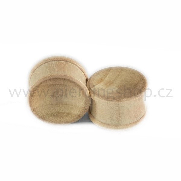 Plug do ucha dřevěný Crocodilewood