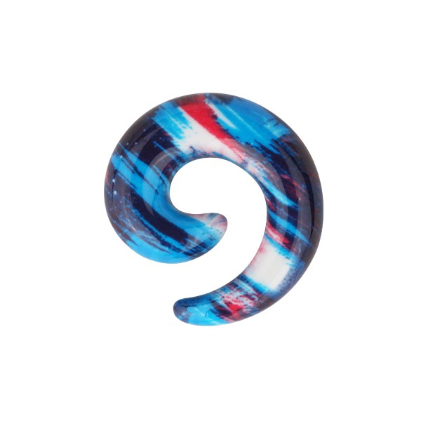 Roztahovák do ucha SPIRAL Multicolour