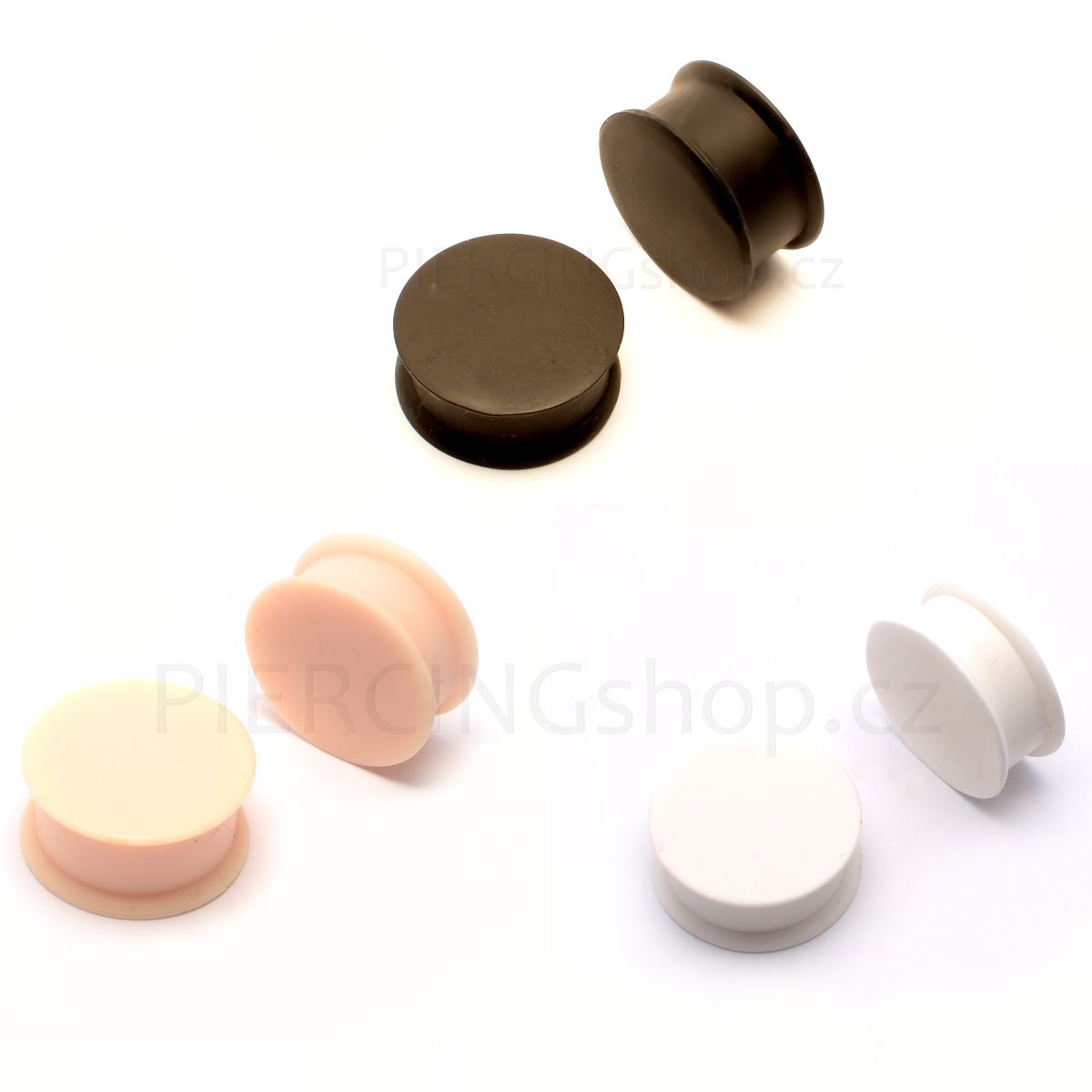 Plug do ucha silikonový s ráfkem