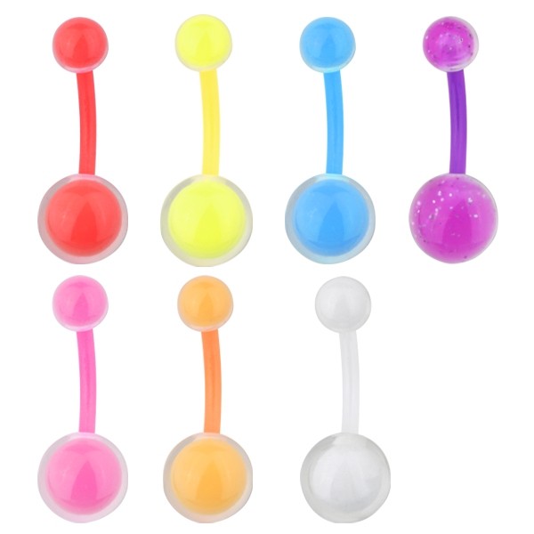 Piercing do pupíku Acryl UFO